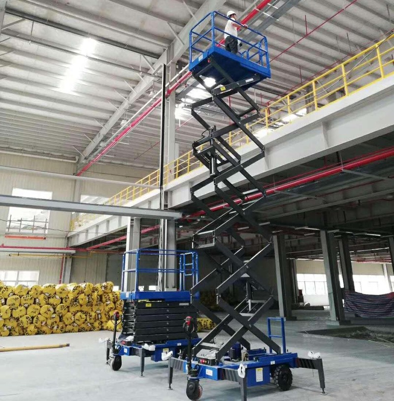 怒江助力行走剪叉式高空作业平台